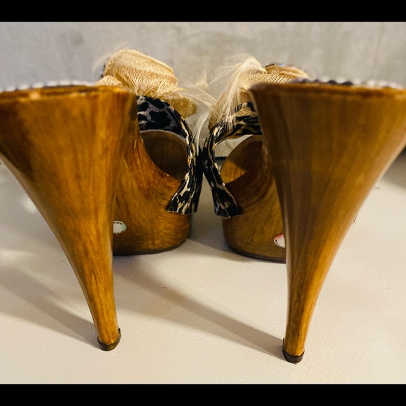 Gioie Italiane Handcrafted Clogged Mule Heels - Picture 9 of 12